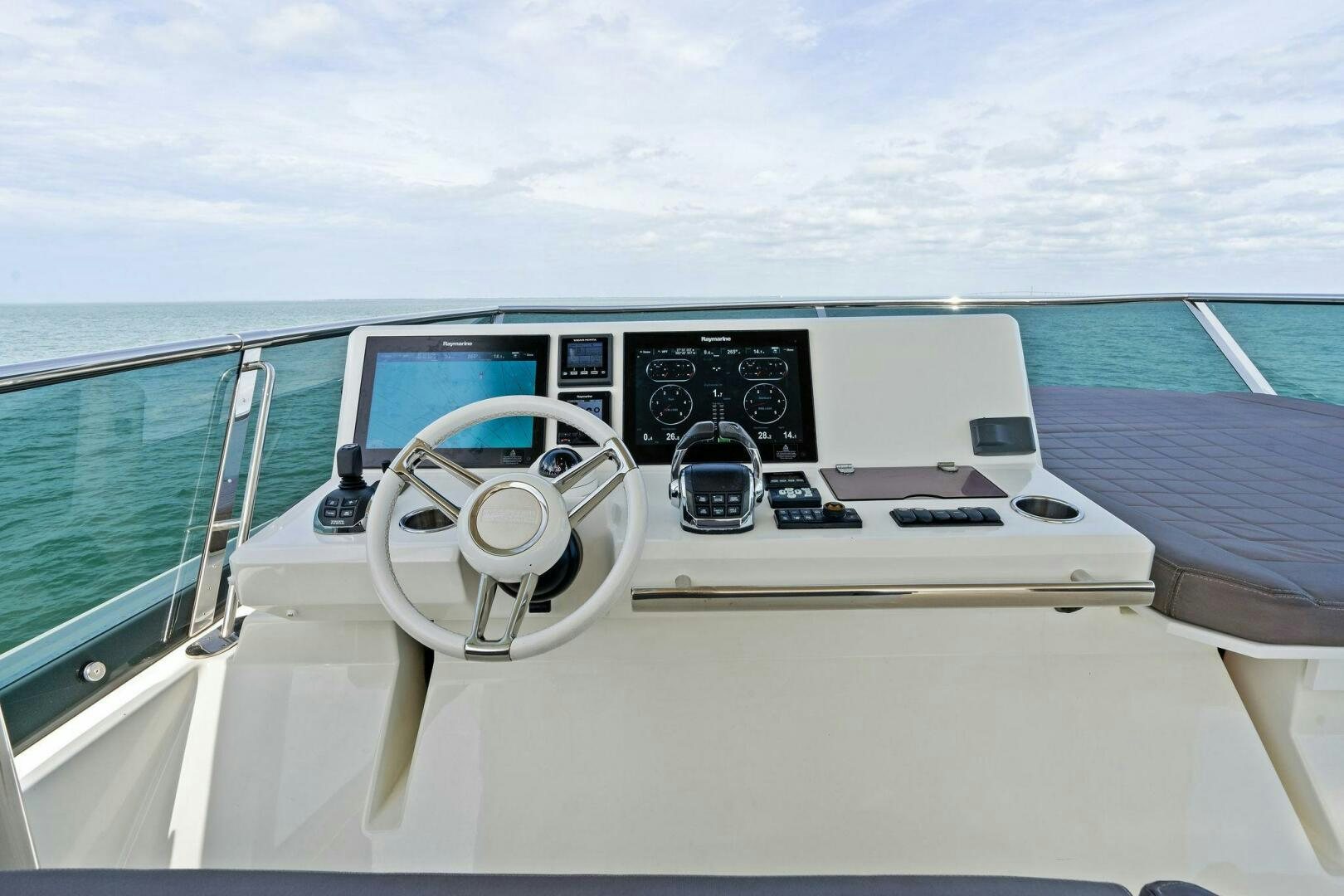 a boat on the water aboard PRESTIGE WORLDWIDE Yacht for Sale