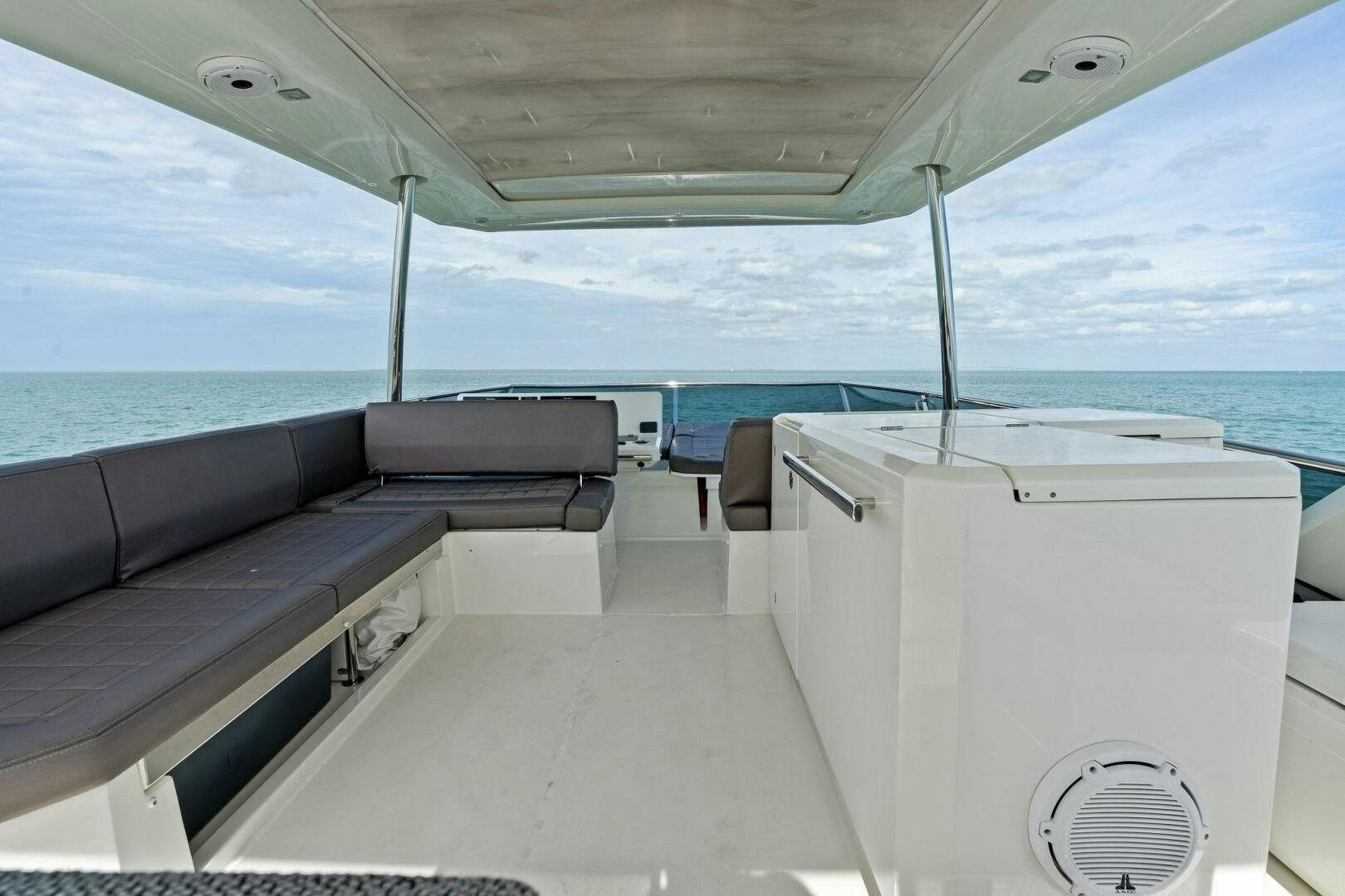 a boat on the water aboard PRESTIGE WORLDWIDE Yacht for Sale