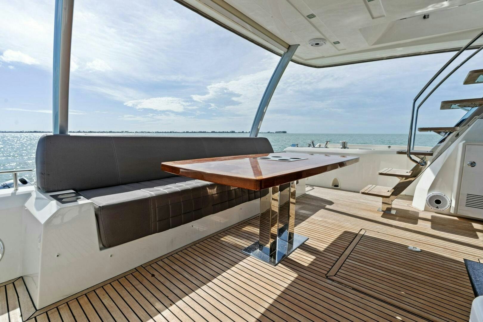 a boat on the water aboard PRESTIGE WORLDWIDE Yacht for Sale