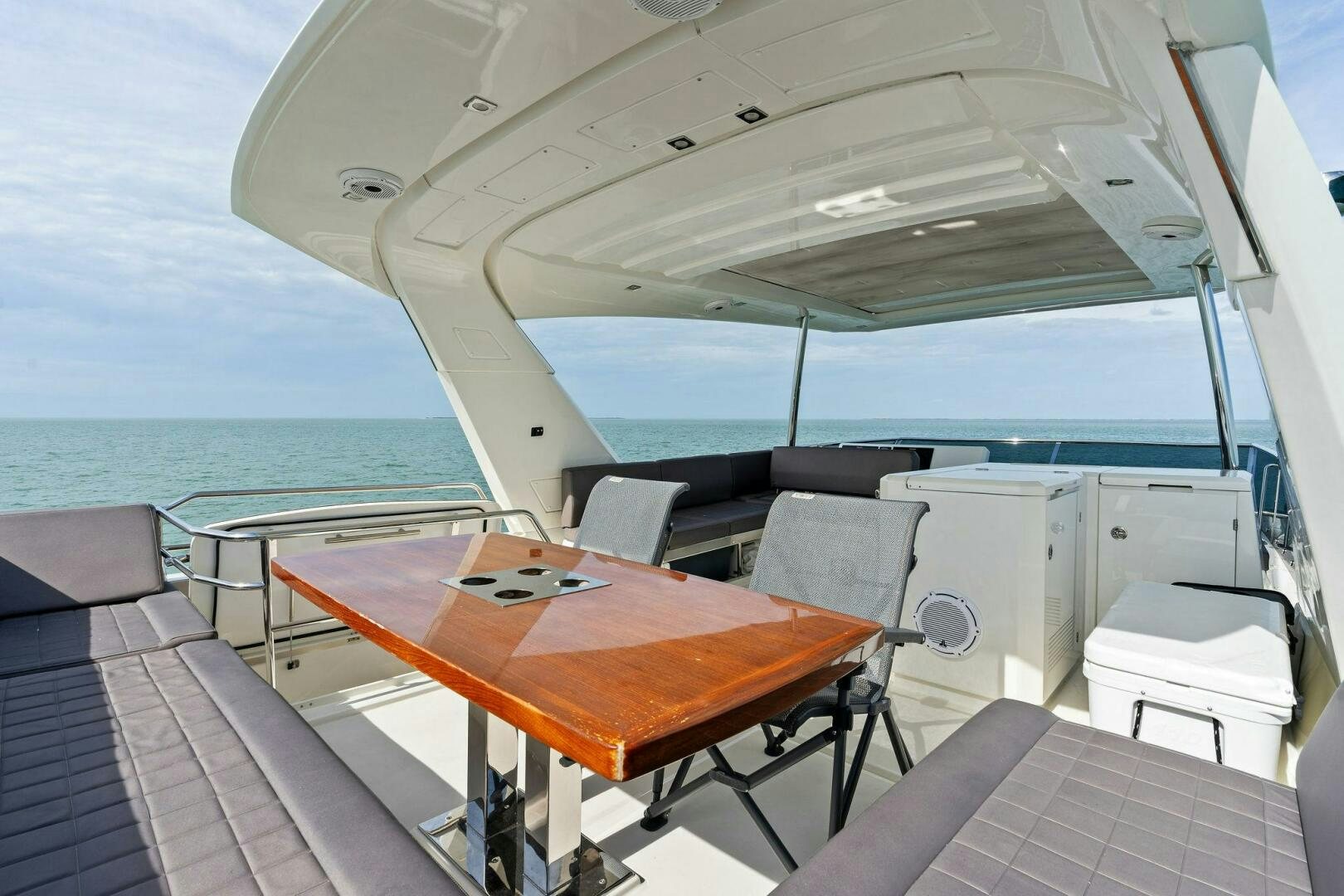 a boat on the water aboard PRESTIGE WORLDWIDE Yacht for Sale