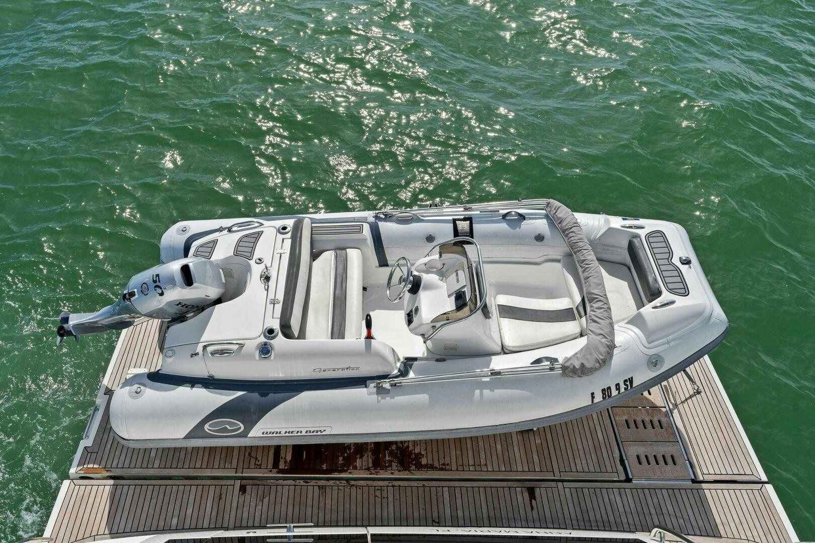 a boat in the water aboard PRESTIGE WORLDWIDE Yacht for Sale