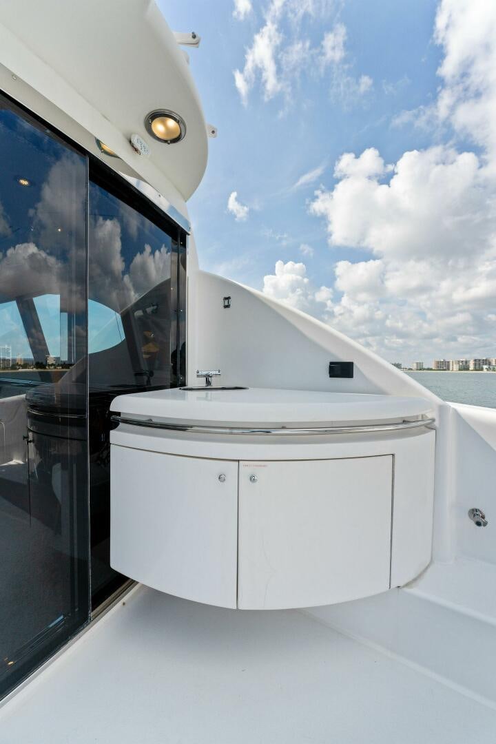 a white machine on a road aboard CORAGGIO Yacht for Sale