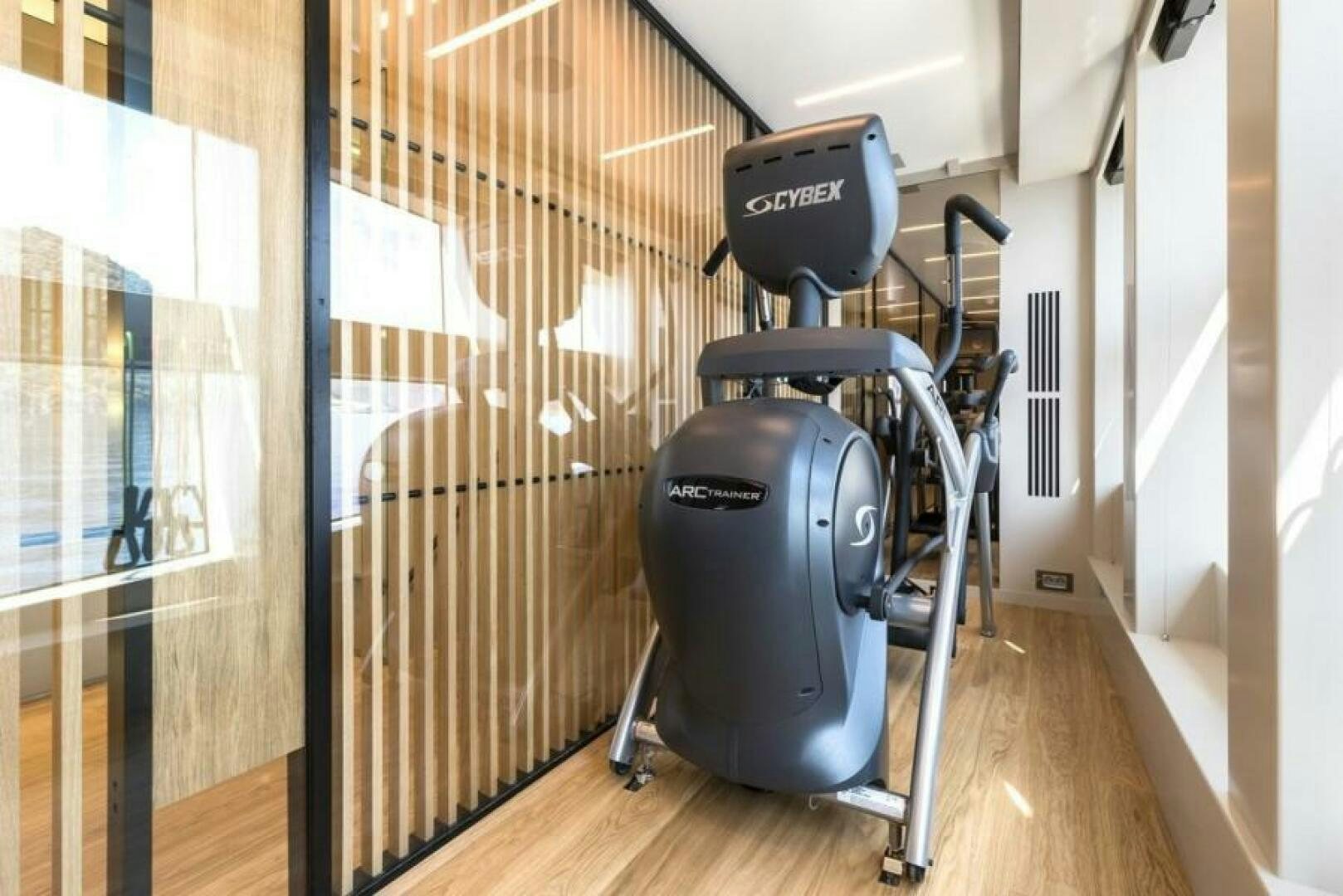 a black camera on a tripod aboard NUMARINE 32XP HULL 6 Yacht for Sale