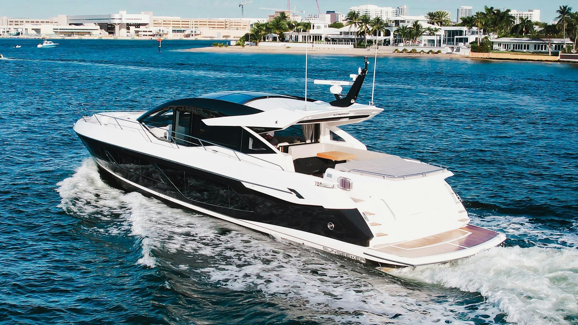 a boat on the water aboard INCENTIVIZED Yacht for Sale