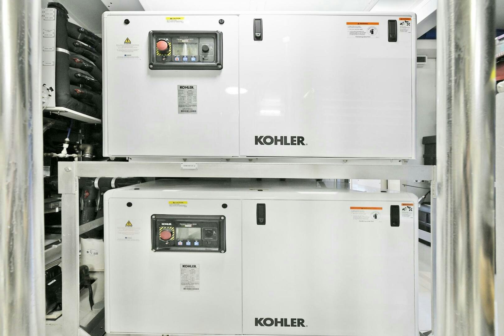 a white machine with buttons aboard SLAINTE Yacht for Sale