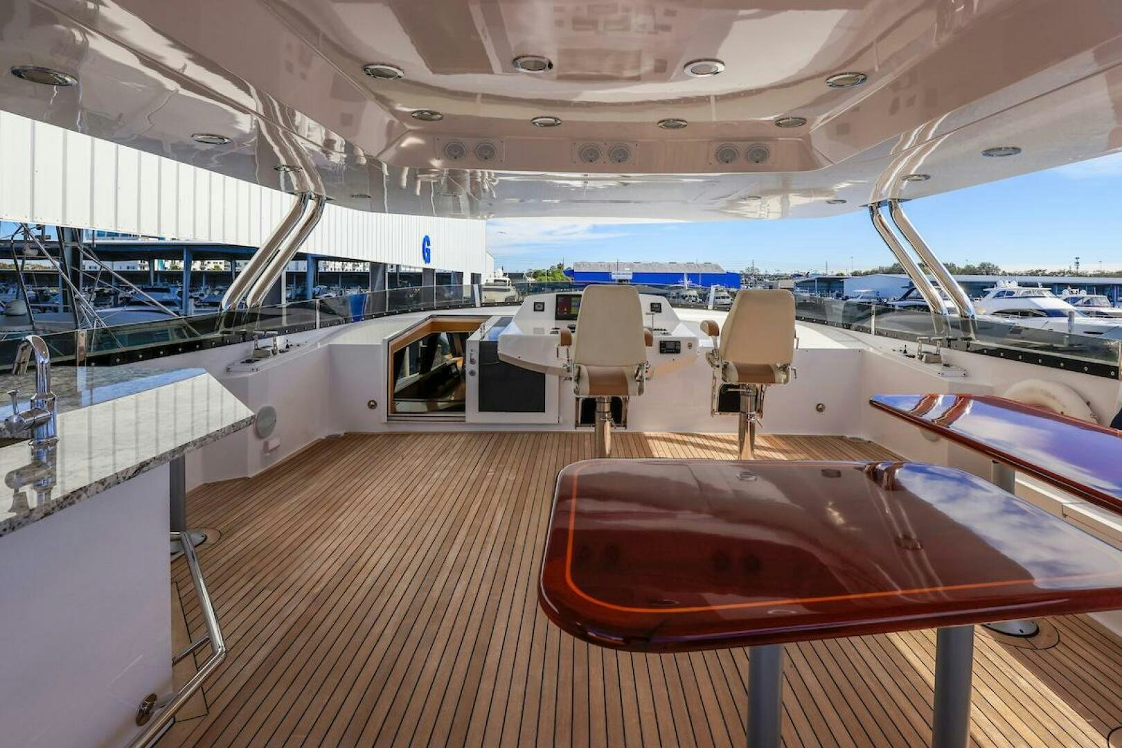 inside of a boat aboard NORTH COAST Yacht for Sale