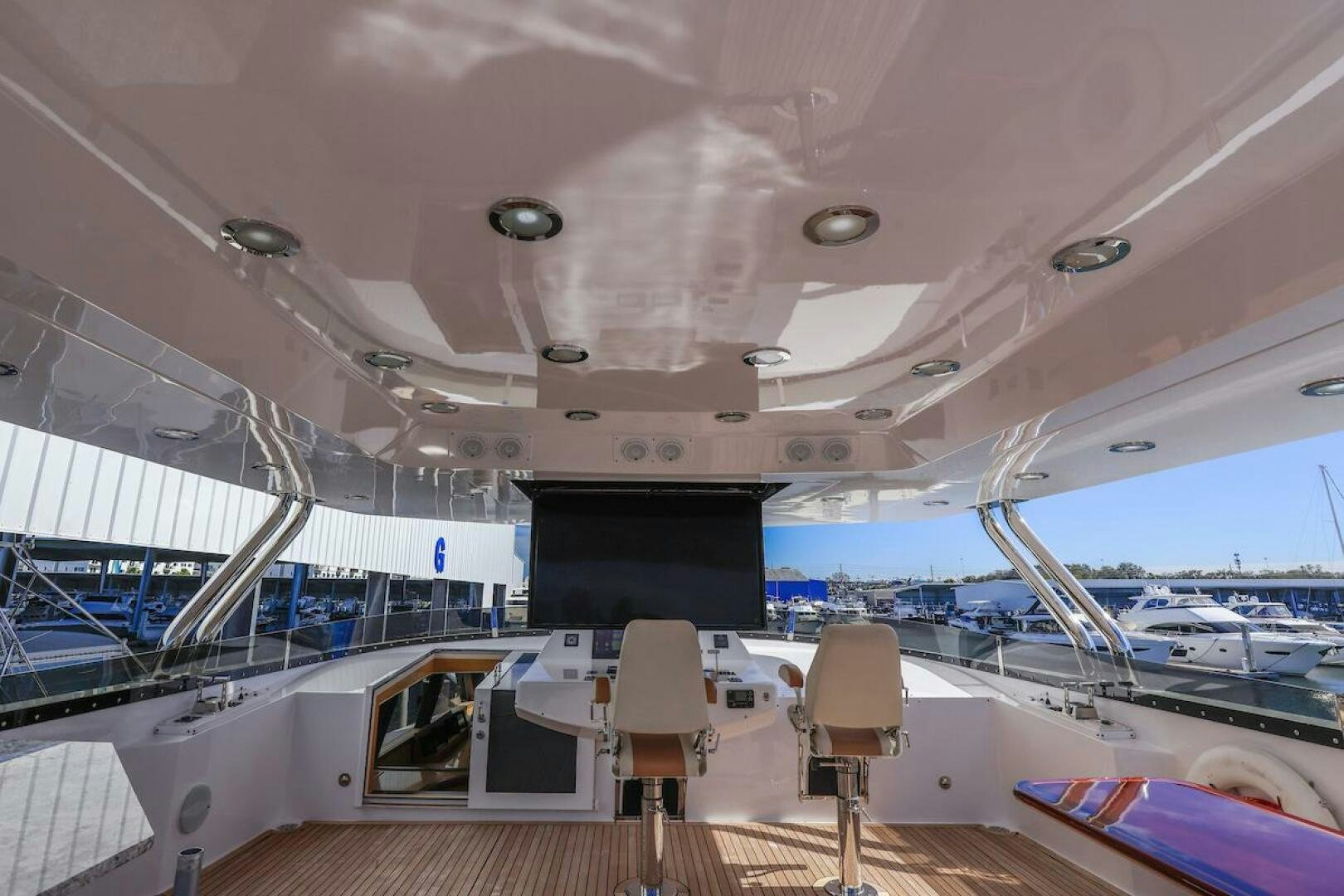 inside of a building aboard NORTH COAST Yacht for Sale