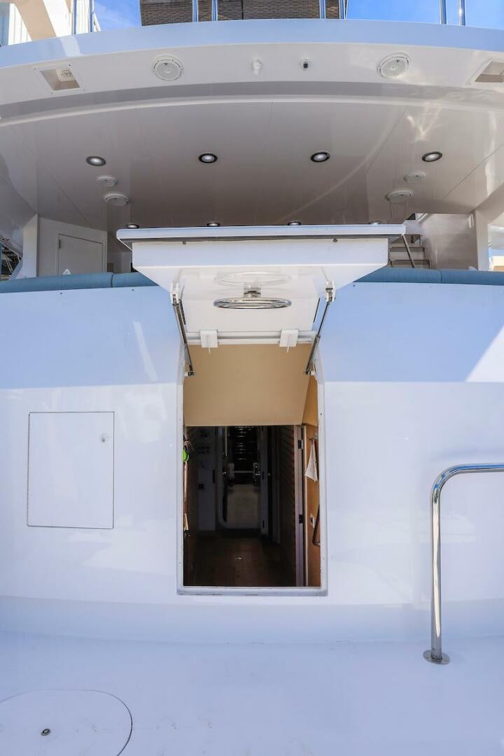 a machine with a door aboard NORTH COAST Yacht for Sale