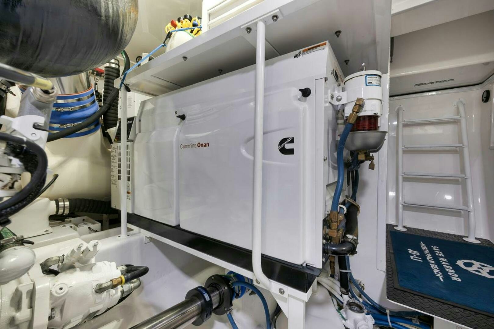 a large white machine aboard JO-LI Yacht for Sale