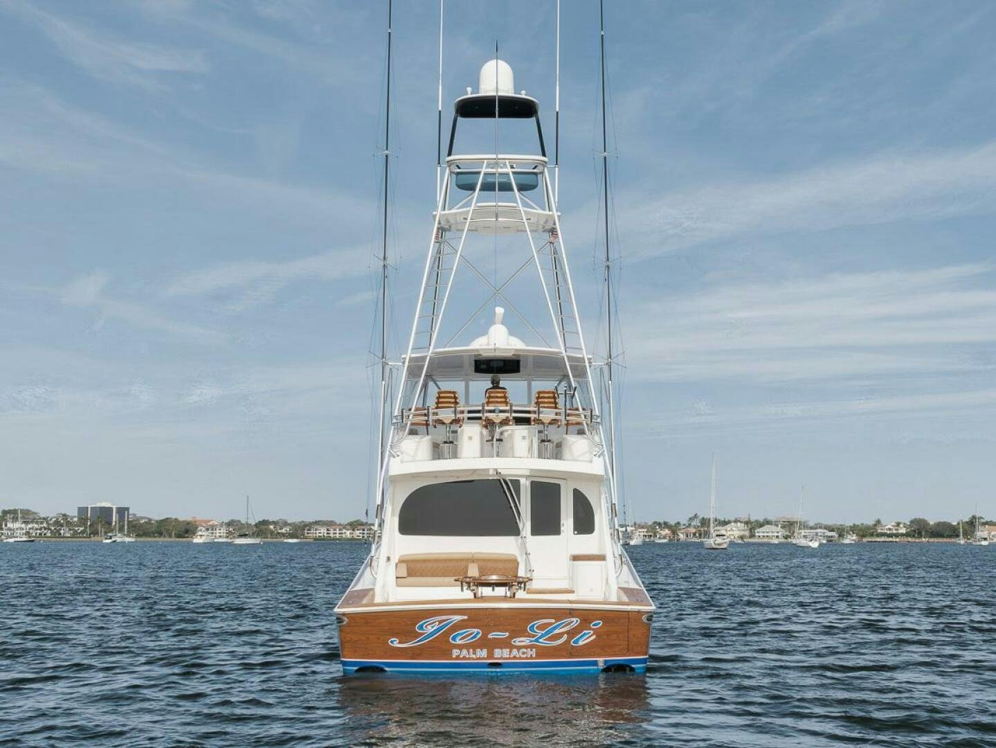 a boat in the water aboard JO-LI Yacht for Sale
