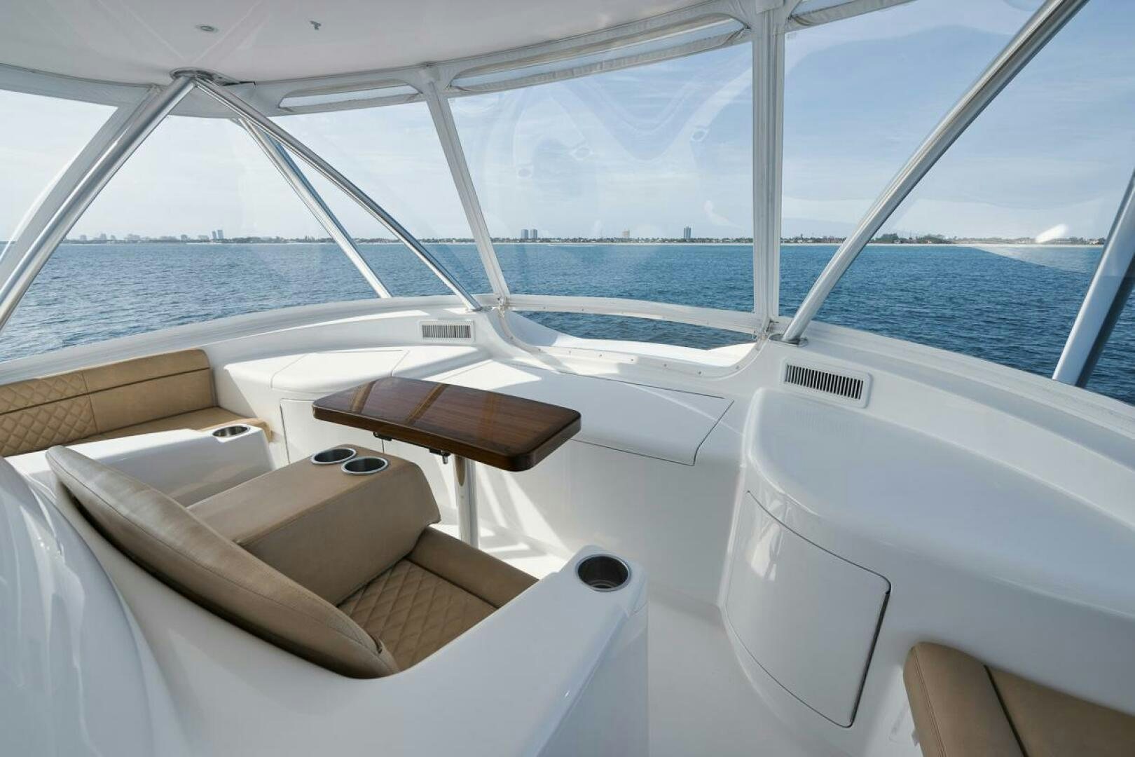 the inside of a boat aboard JO-LI Yacht for Sale