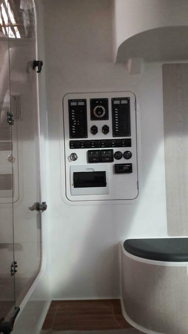a machine with buttons aboard SEA CHANT Yacht for Sale