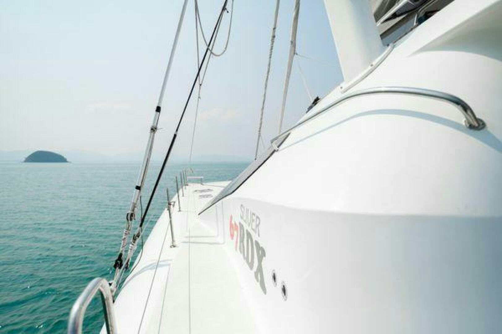 a sailboat on the water aboard SEA CHANT Yacht for Sale
