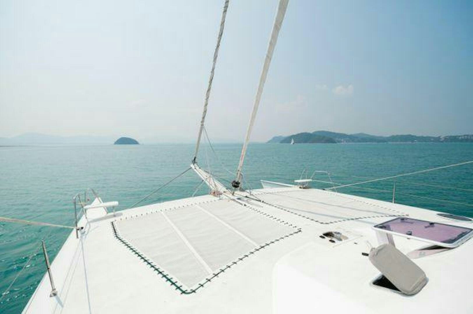 a sailboat on the water aboard SEA CHANT Yacht for Sale