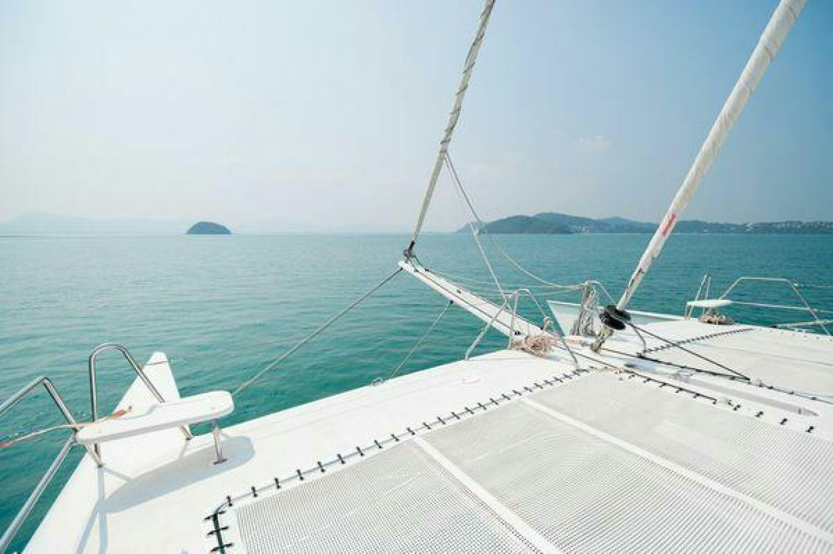 a boat on the water aboard SEA CHANT Yacht for Sale