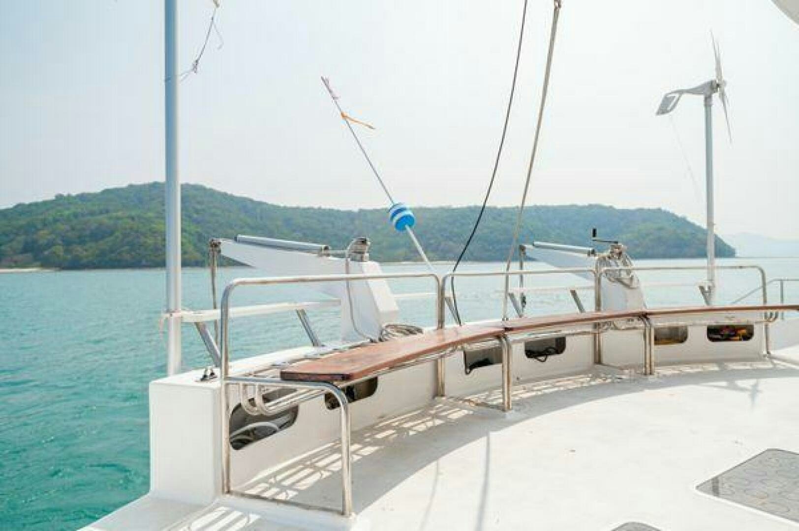 a boat on the water aboard SEA CHANT Yacht for Sale