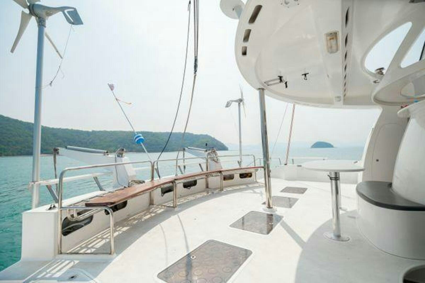 a boat on the water aboard SEA CHANT Yacht for Sale