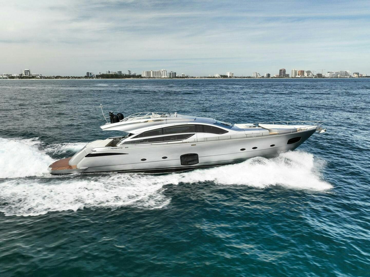 a boat on the water aboard PHOENIX RISING Yacht for Sale