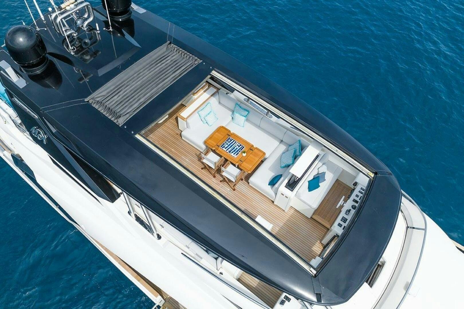 a boat on the water aboard ROCCO Yacht for Sale