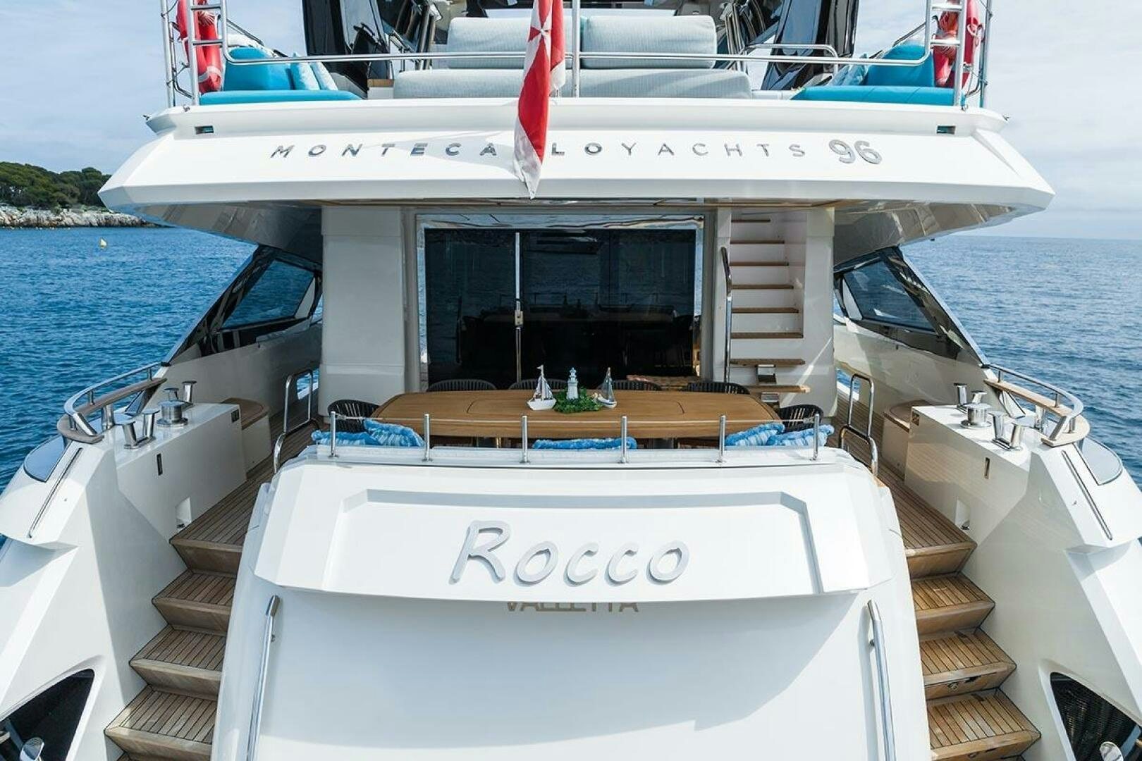 a boat on the water aboard ROCCO Yacht for Sale