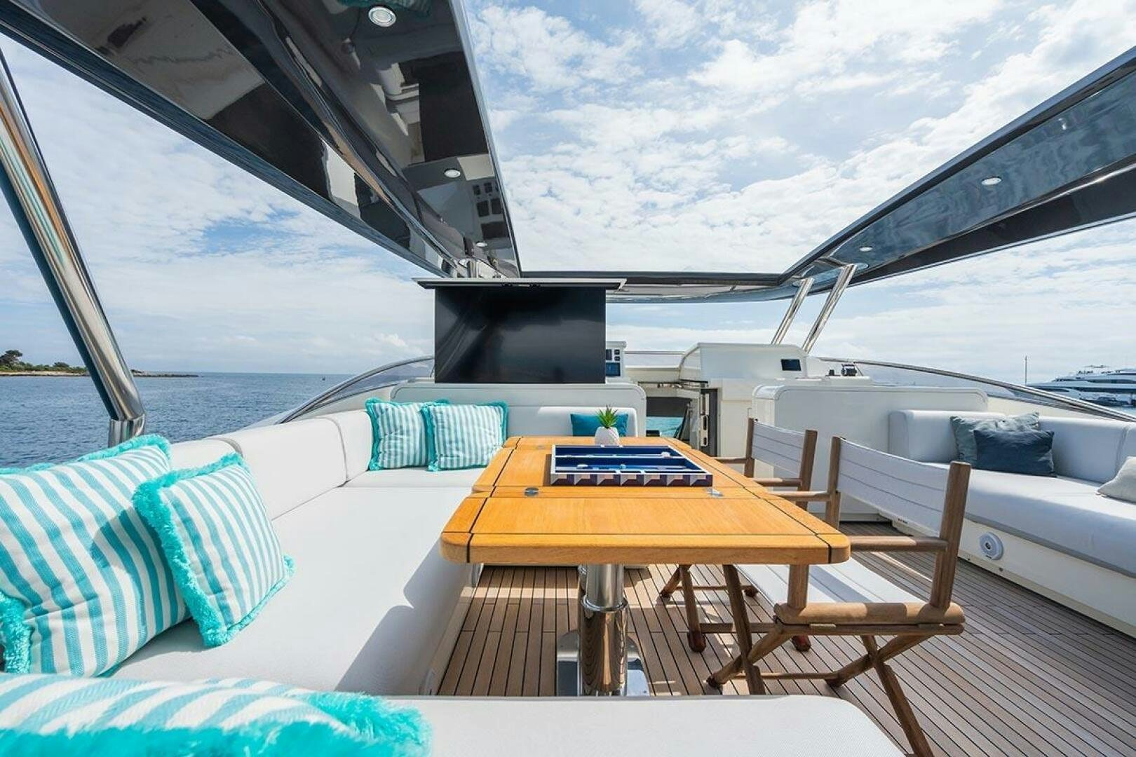 a boat on the water aboard ROCCO Yacht for Sale