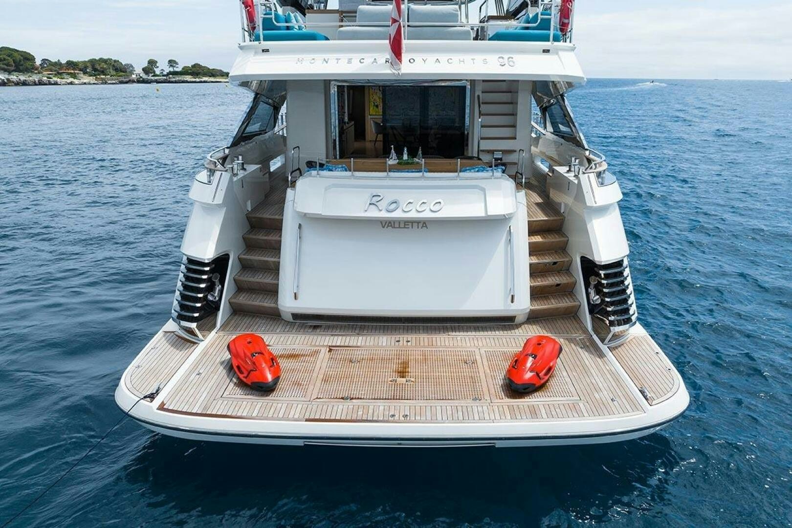 a boat on the water aboard ROCCO Yacht for Sale