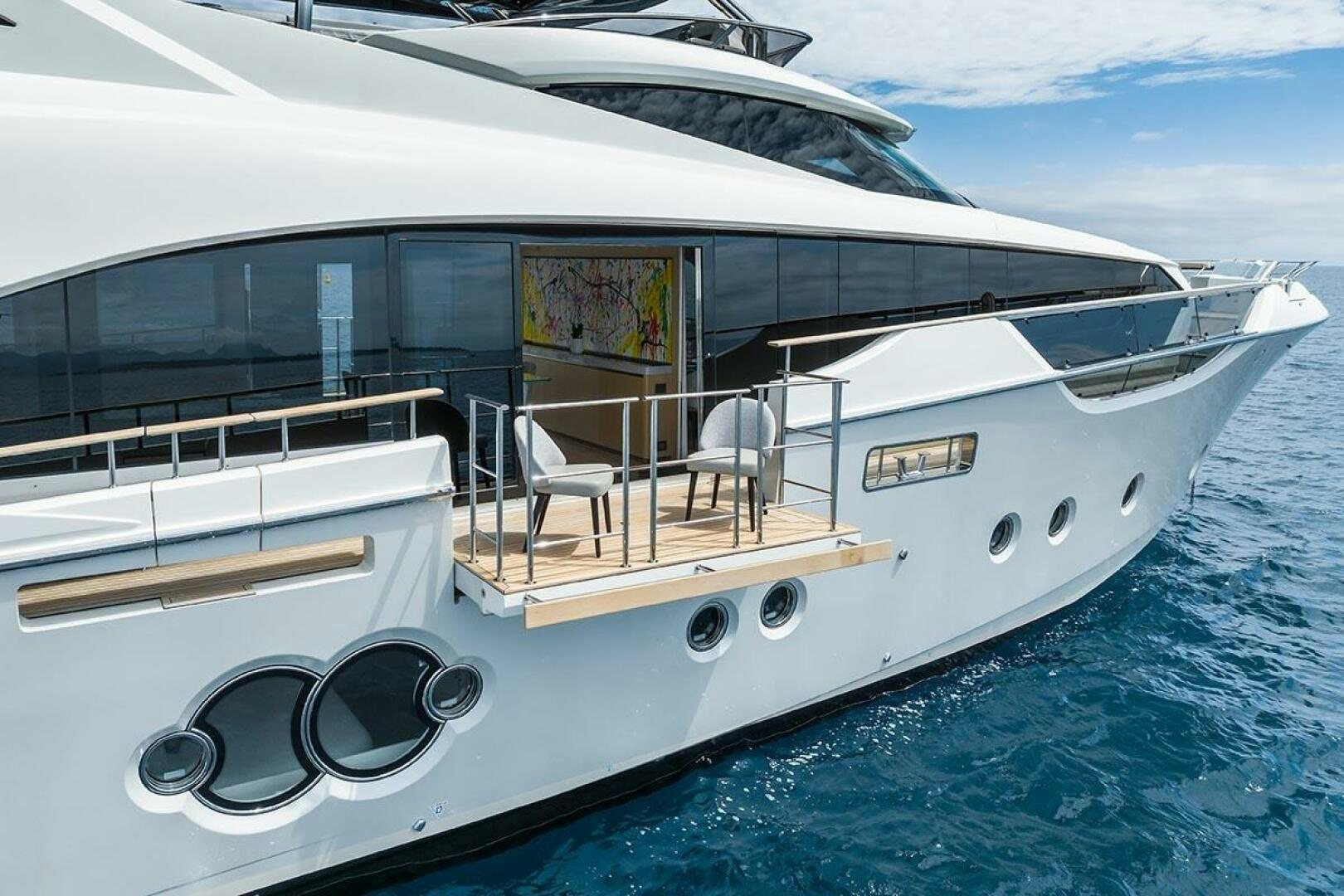 a boat on the water aboard ROCCO Yacht for Sale