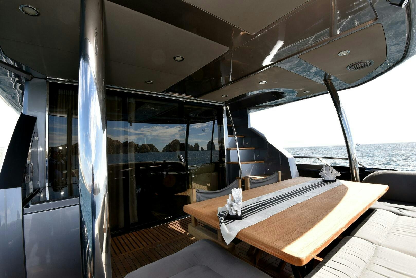 a boat on the water aboard SAVI II  Yacht for Sale