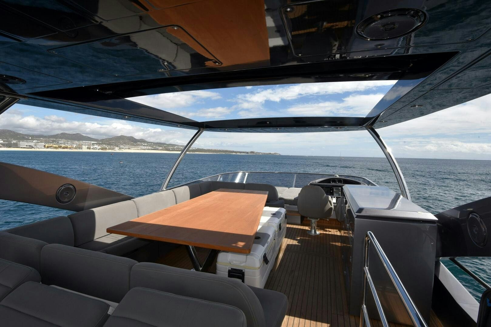 the inside of a boat aboard SAVI II  Yacht for Sale
