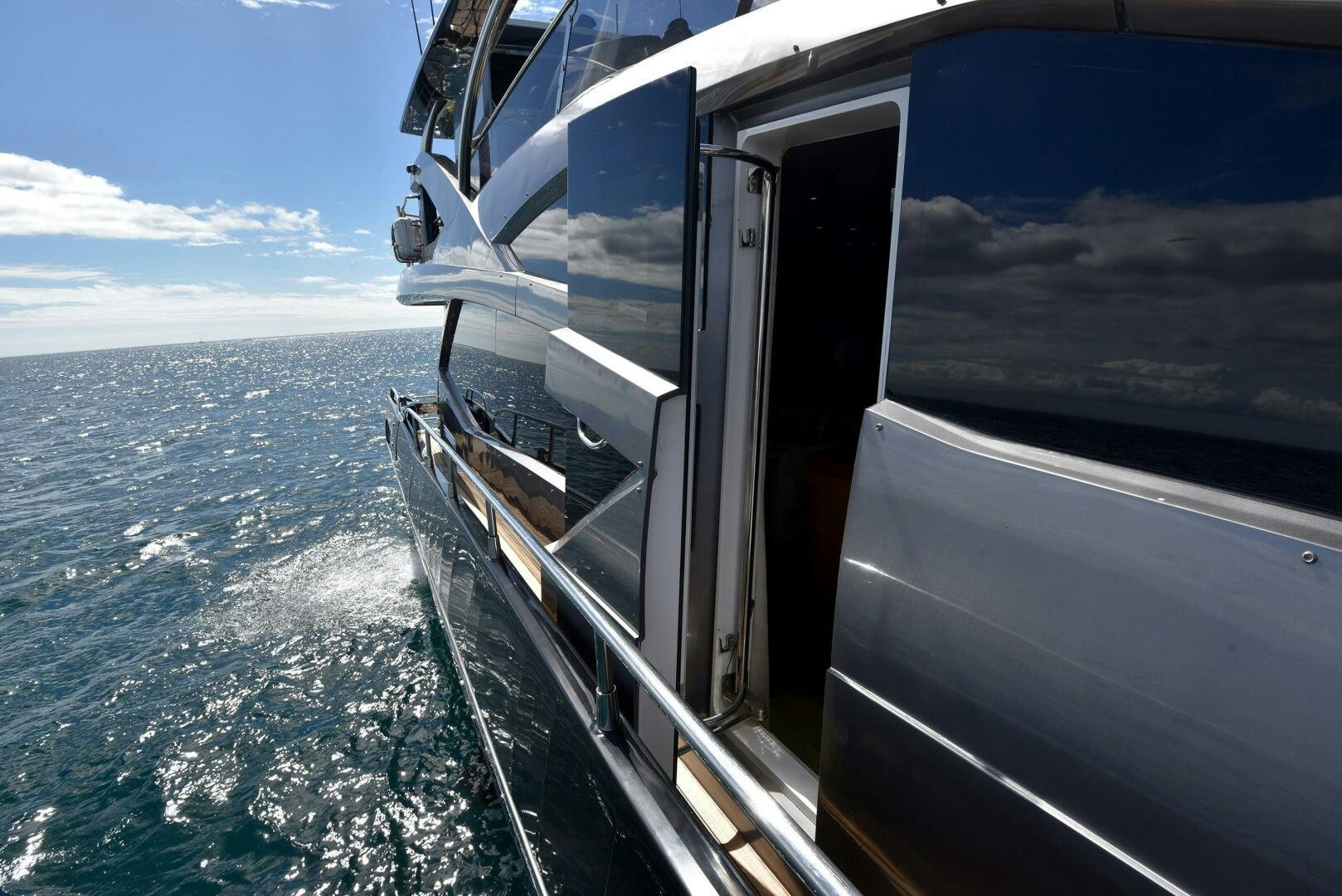 a boat on the water aboard SAVI II  Yacht for Sale