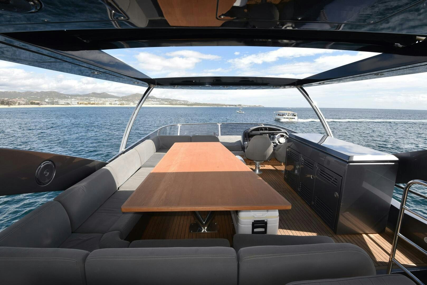 a boat on the water aboard SAVI II  Yacht for Sale