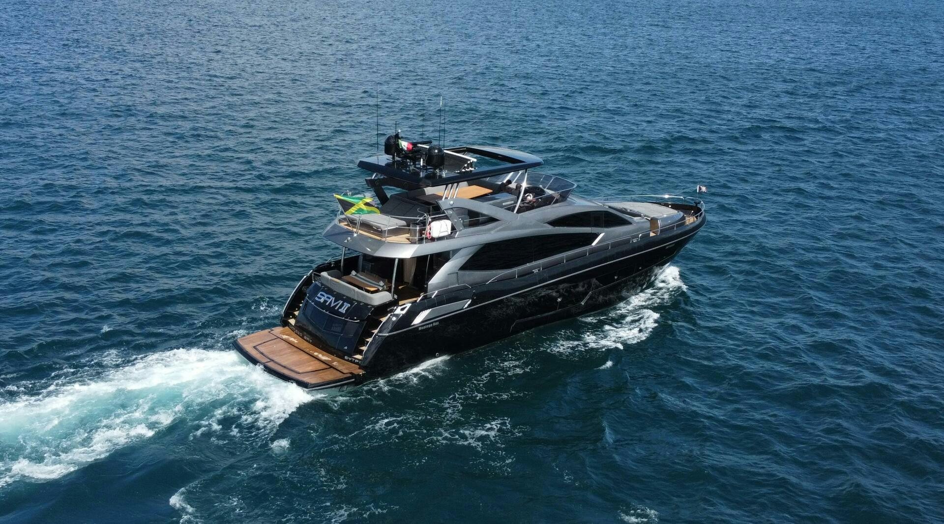 a boat on the water aboard SAVI II  Yacht for Sale