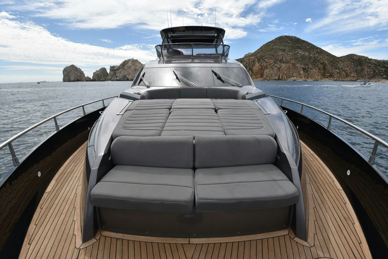 a boat on a boat aboard SAVI II  Yacht for Sale