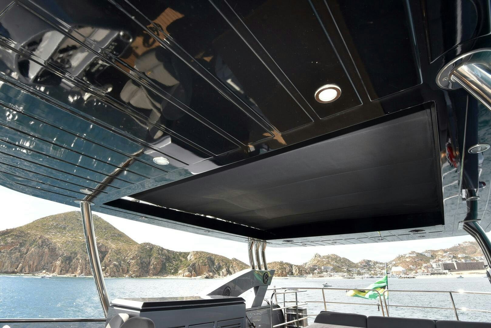 a boat with a ladder aboard SAVI II  Yacht for Sale