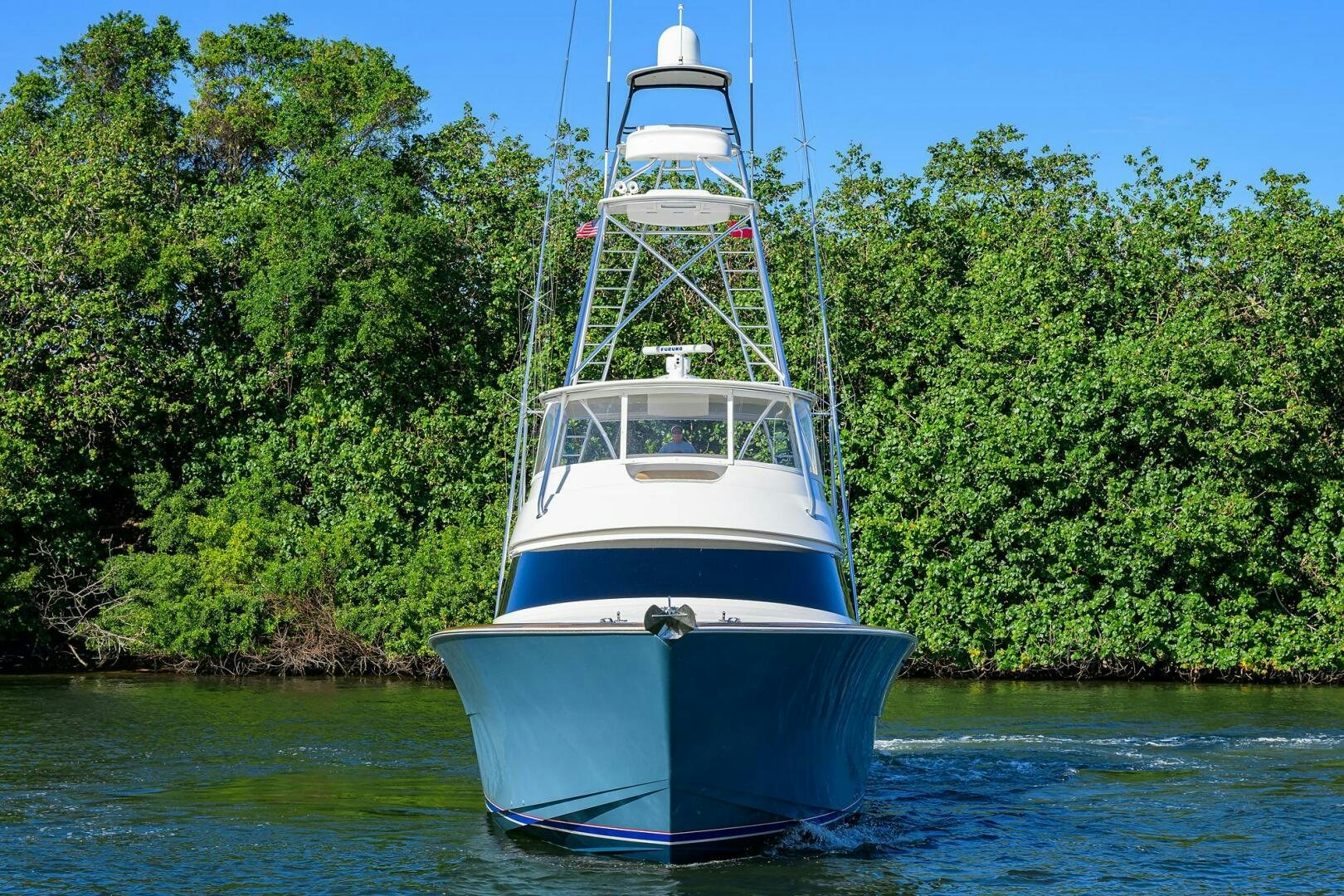 a boat in the water aboard TAMI ANN Yacht for Sale