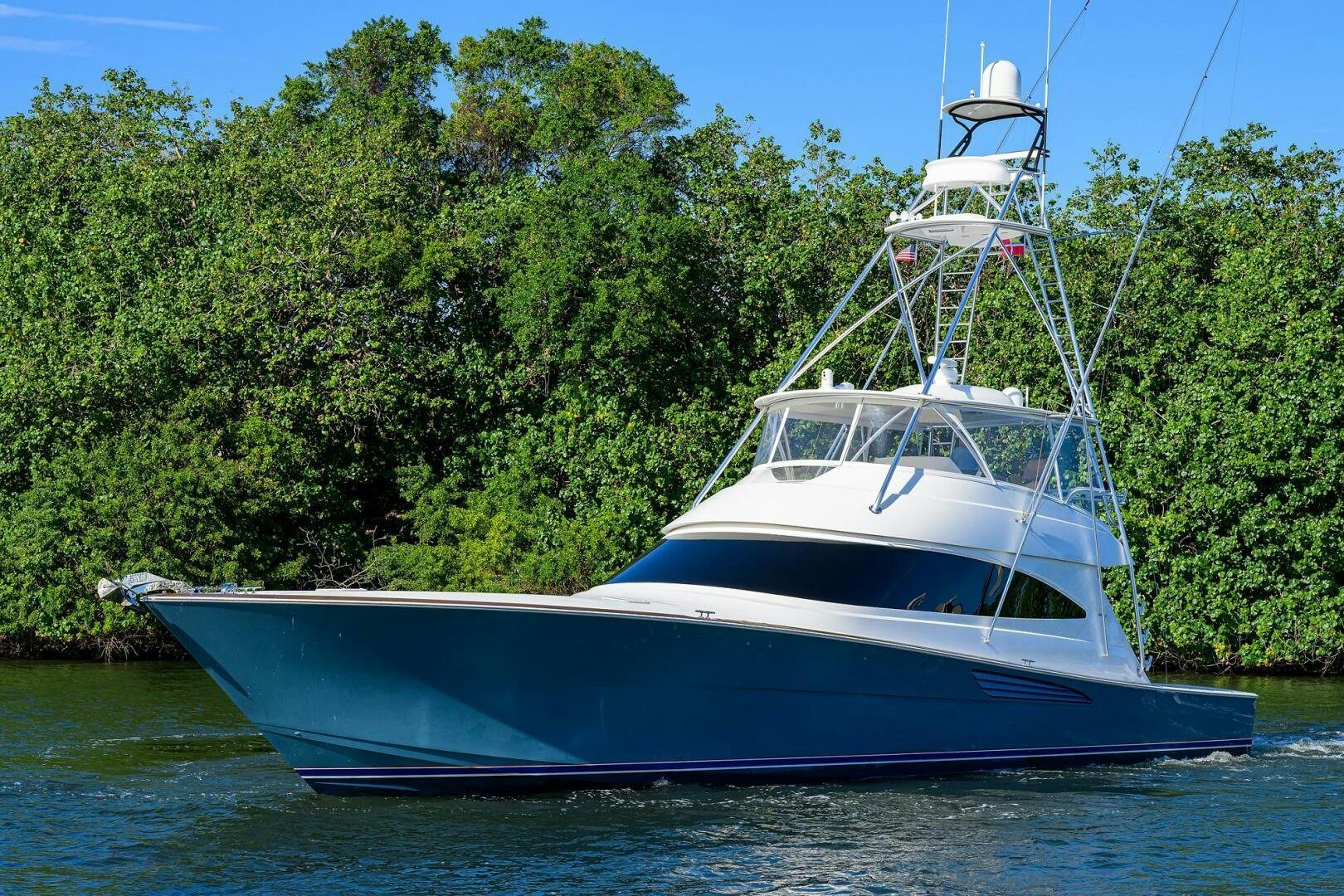 a boat on the water aboard TAMI ANN Yacht for Sale