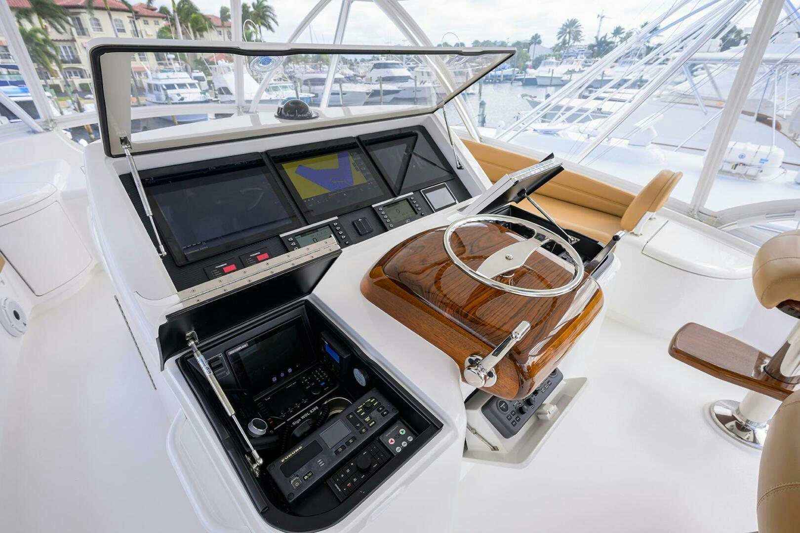a boat with a radio and a radio aboard TAMI ANN Yacht for Sale