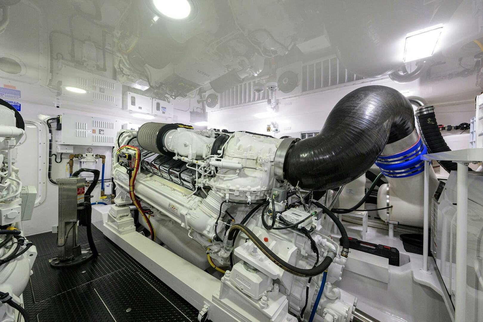 a machine in a factory aboard TAMI ANN Yacht for Sale