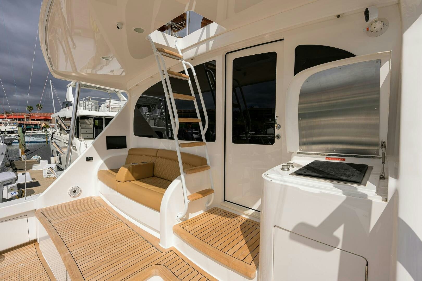 a boat with a deck aboard TAMI ANN Yacht for Sale