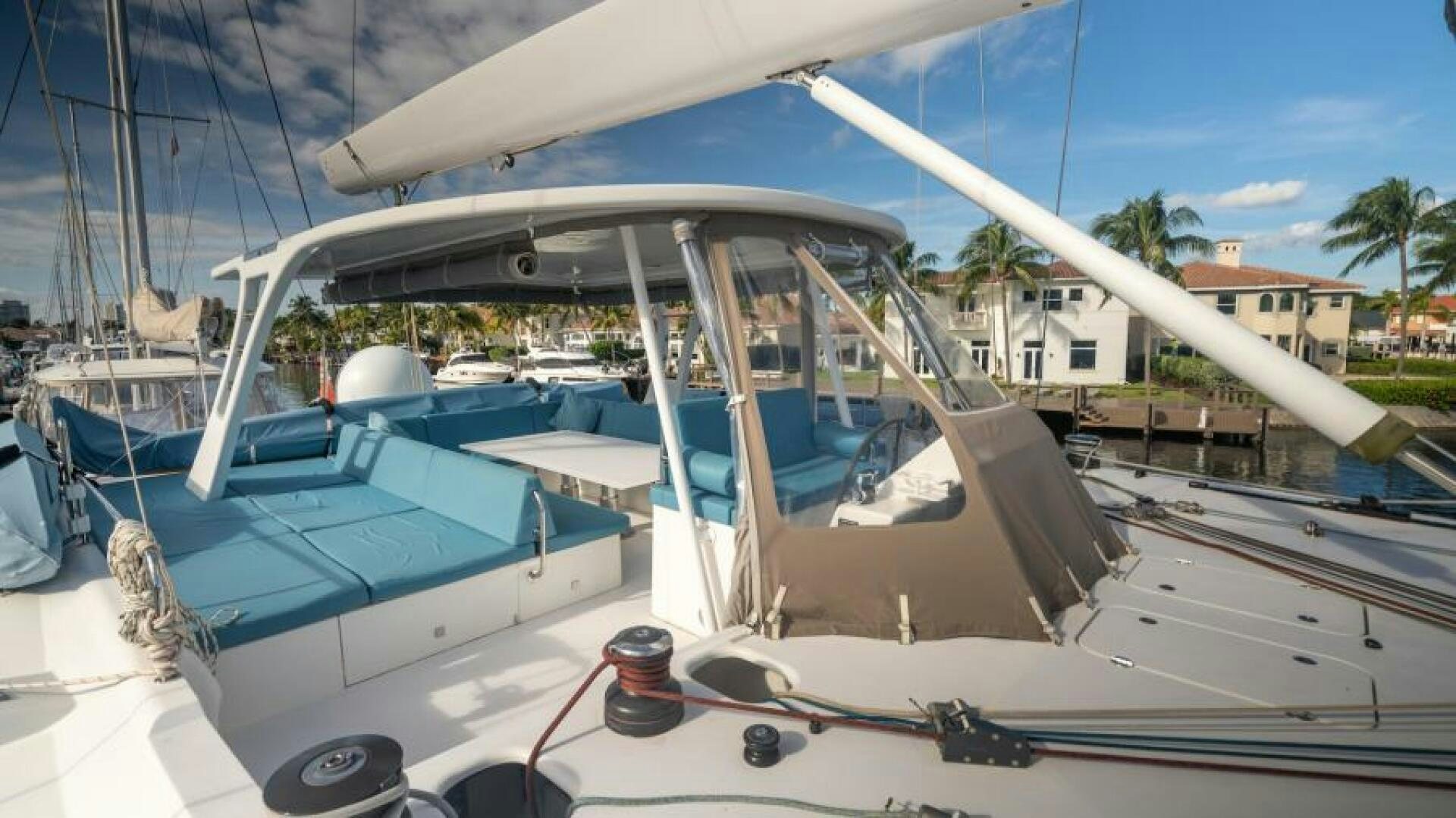 a boat on the water aboard WILDBERRY Yacht for Sale