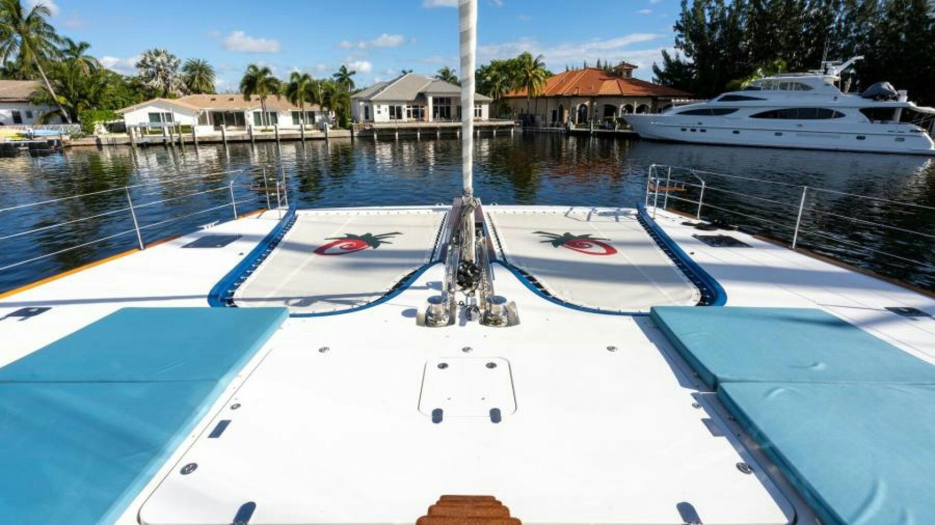 a boat in the water aboard WILDBERRY Yacht for Sale