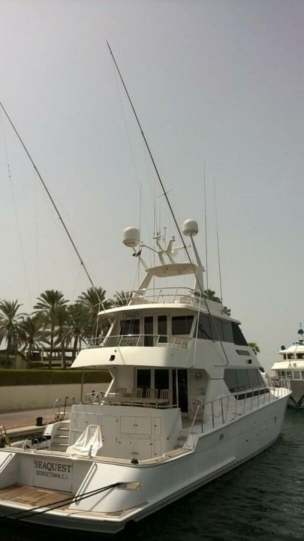 a boat on the water aboard SEAQUEST Yacht for Sale