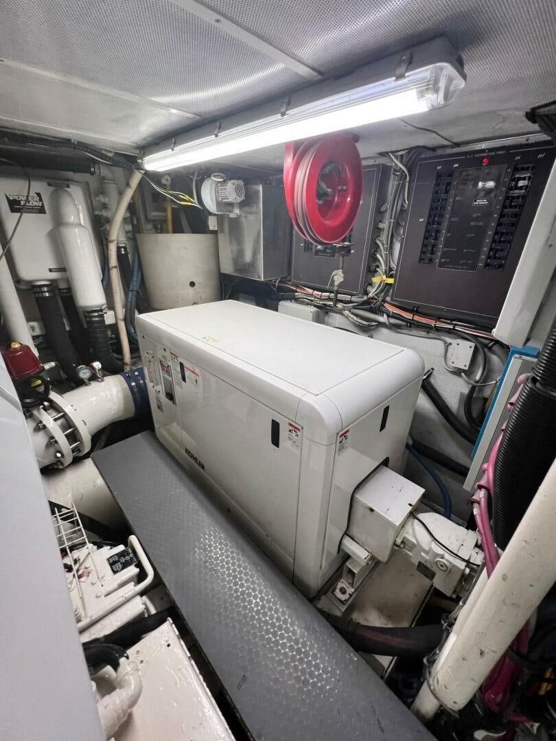 a close-up of a machine aboard SEAQUEST Yacht for Sale