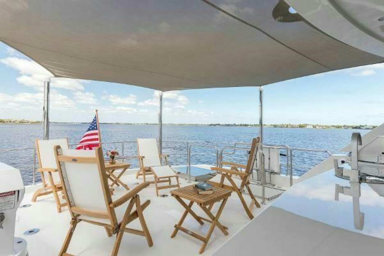 a boat on the water aboard JANE E Yacht for Sale