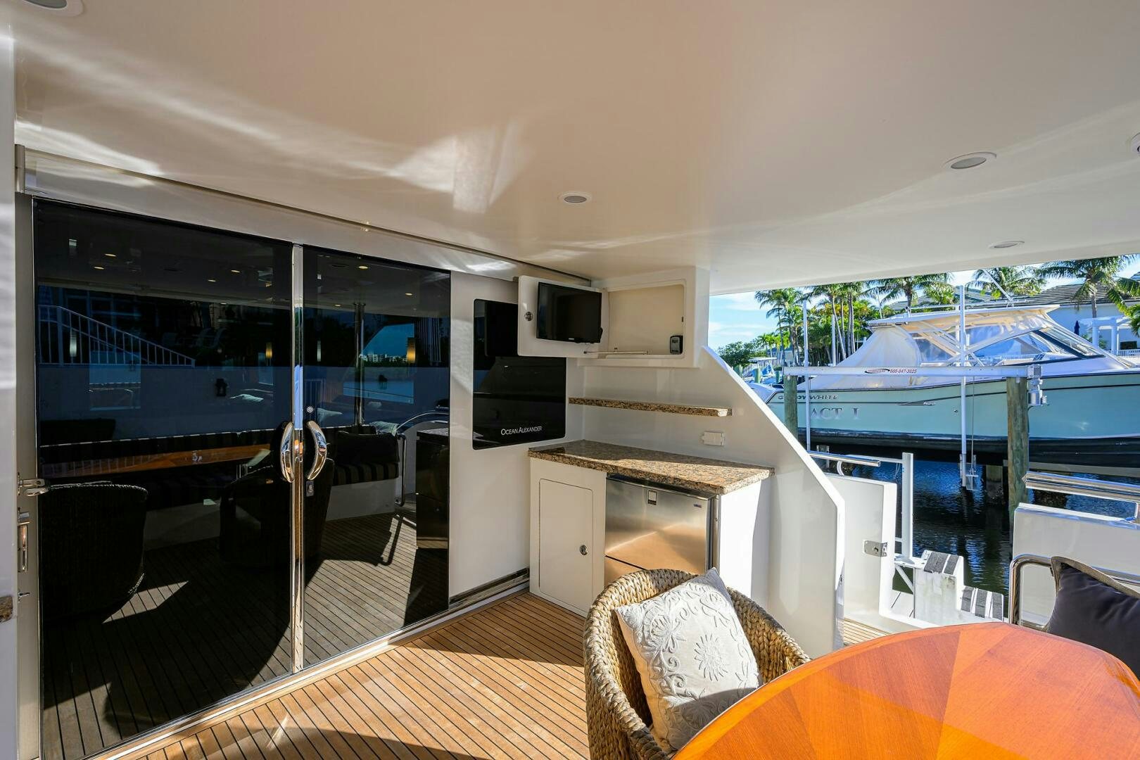 inside of a boat aboard JANE E Yacht for Sale