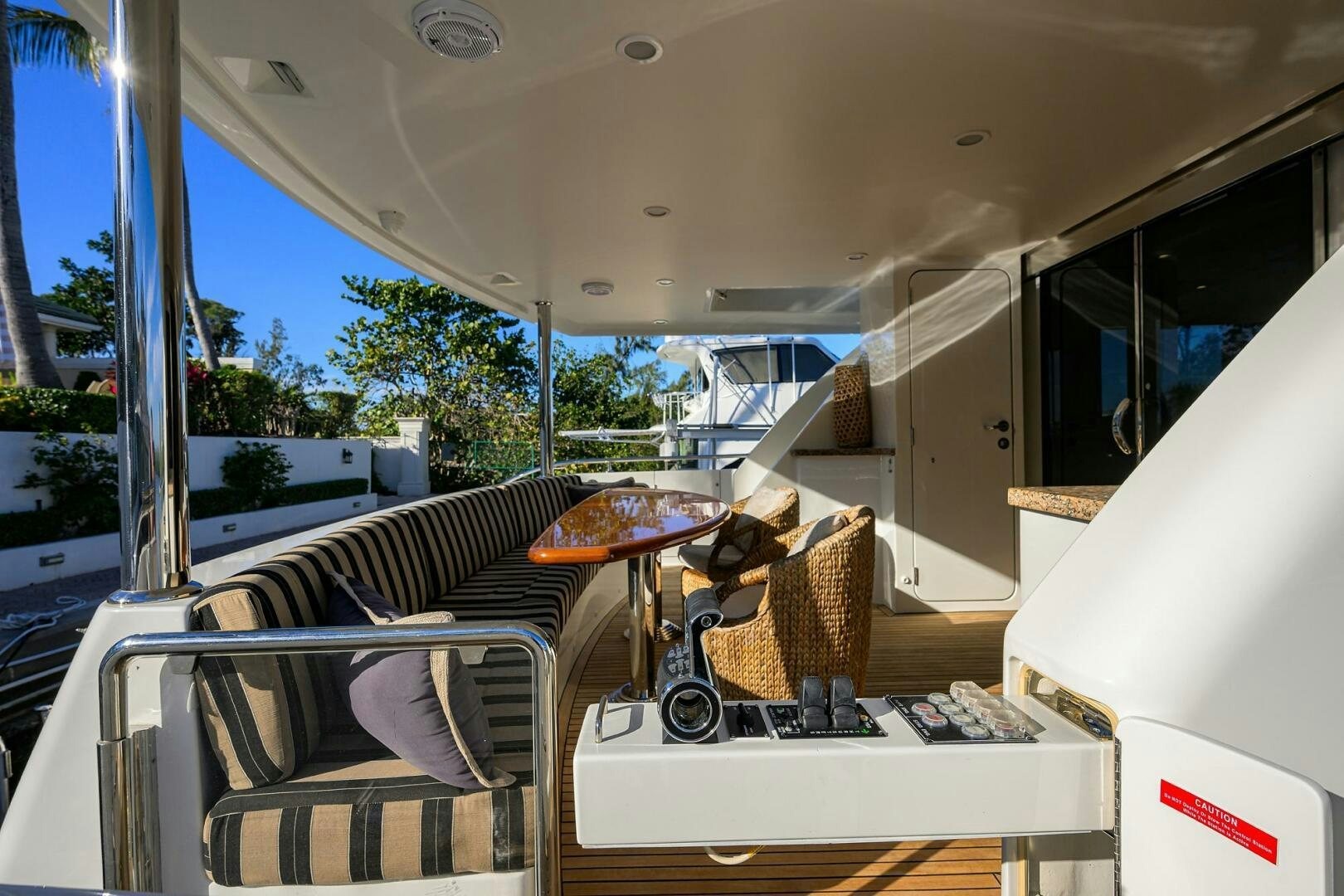 inside of a vehicle aboard JANE E Yacht for Sale