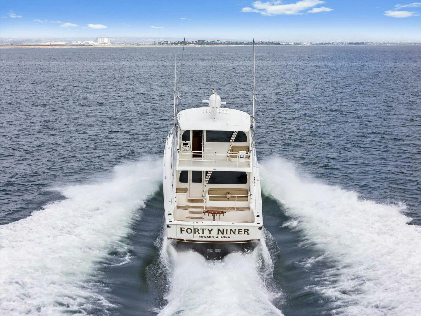 a boat on the water aboard FORTY NINER Yacht for Sale
