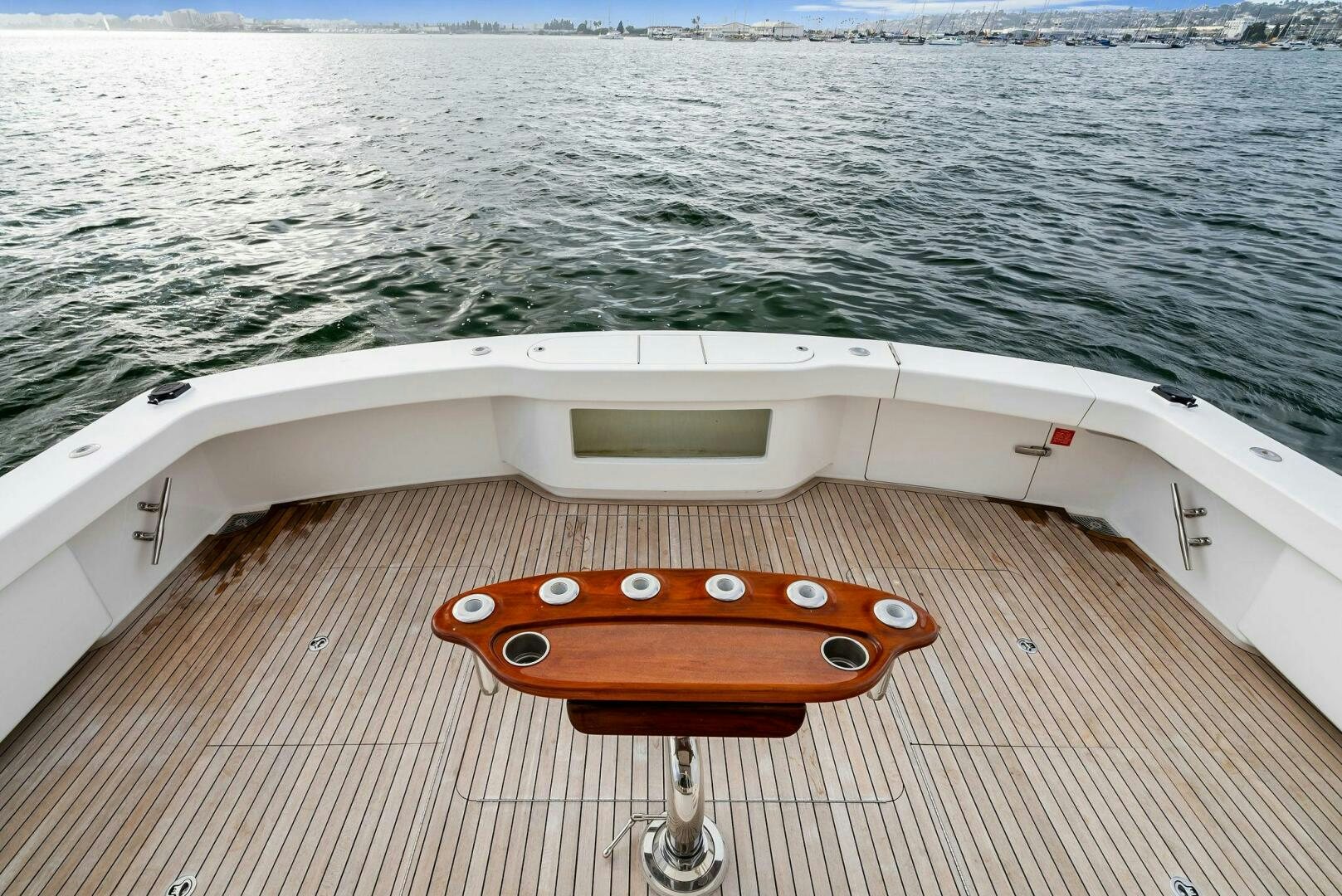 a wood board on a boat aboard FORTY NINER Yacht for Sale