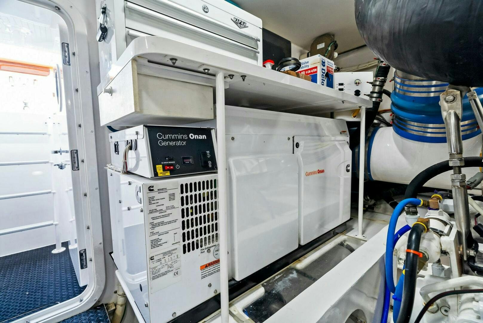 a close-up of a machine aboard FORTY NINER Yacht for Sale