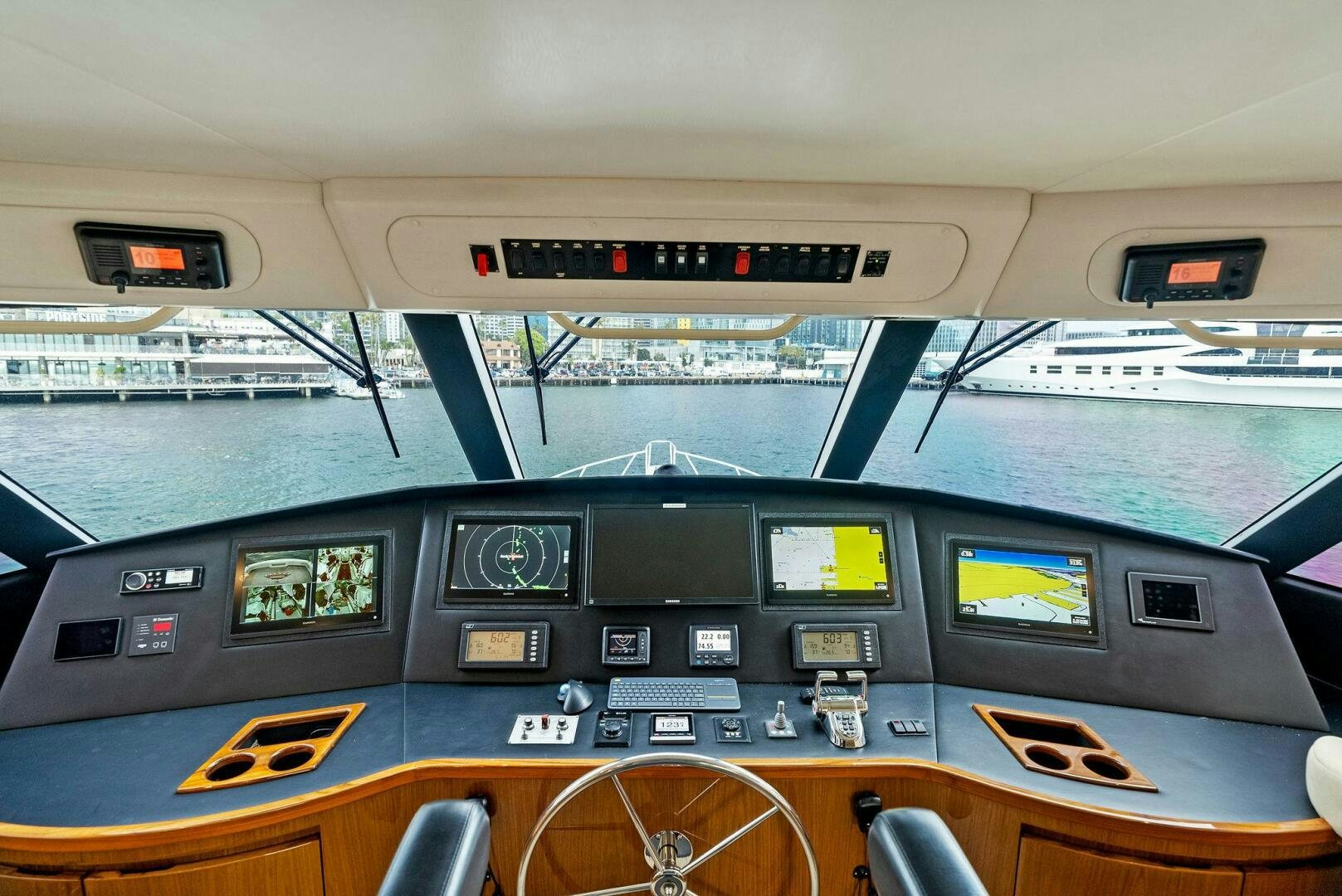 inside of a vehicle aboard FORTY NINER Yacht for Sale